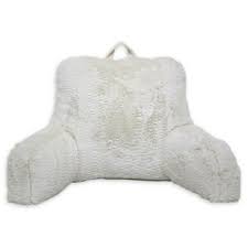 Description this shaggy gray bed rest pillow is the ultimate luxurious addition to any bed or chair. Therapedic Oversized Backrest Pillow Bed Bath Beyond