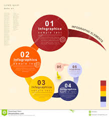 abstract flow chart infographics stock vector illustration