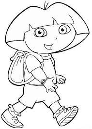 Coloring is an amazing activity for all little explorers. Free Printable Dora The Explorer Coloring Pages For Kids Cartoon Coloring Pages Dora Coloring Snoopy Coloring Pages