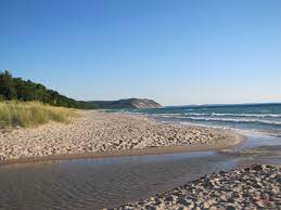 North Bar Lake Looking South Towards Empire Beach Best Secluded Swimming Spot Sandy Clear Couched In Dunes Michigan Vacations Pure Michigan Lake Michigan