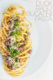 Duck Ragu Venetian Influenced Pasta Sauce Recipe Duck Ragu Bucatini Pasta Bucatini