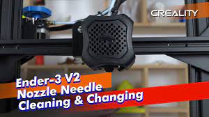 If you're interested in creality 3d printer and want to be. Ender 3 V2 Nozzle Clean With Needle And Nozzle Change Tutorial Youtube