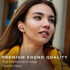 Raycon E50 Gold Wireless Earbuds Bluetooth Built-in Mic Headphones + C