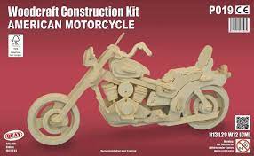 American Motorbike Woodcraft Construction Kit