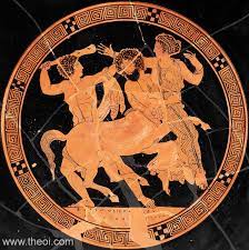 After heracles shot the centaur, nessus, because he tried to run off with his wife, deianira, the centaur told her to collect some of his blood. Nessus Nessos Centaur Of Greek Mythology