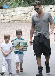 But admits he hard going: Ricky Martin Says His Twin Sons Love Going On Tour With Him Daily Mail Online