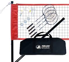 Get the best deals on badminton sets. Quality Badminton Sport Fun Level Badminton Set With Steel Poles Complete Set Park And Sun Sports