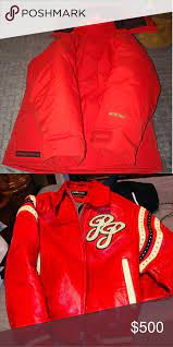 Biggie And Pelle Pelle Biggie Red Leather Jacket Fashion