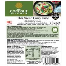 Our recipe for green chicken curry includes all the steps you need to make a green curry paste from scratch for the ultimate homemade thai dish! The Coconut Kitchen Easy Thai Green Curry Paste Catering 3kg