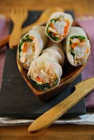 Rouleaux De Printemps Au Poulet Et Crevette Recette Tangerine Zest Recette Rouleau De Printemps Poulet Cuisine Recette Asiatique