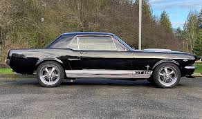 Image result for Raven Black 1966 Mustang