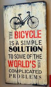 Una Bici Es Una Solucion Sencilla A Algunos De Los Problemas Mas Complicados Del Mundo Bicicletas Cartel De Bicicleta Bmx