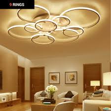 Enjoy free shipping on most stuff, even big stuff. Modern Led Halo Rings Semi Flush Mount Ceiling Light Lights Lamps Lighting Decor Ceiling Lights Living Room Bedroom Ceiling Light Ceiling Design Living Room