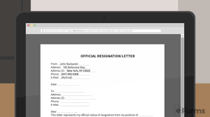 To the employee using an acknowledgement of resignation letter. Free Resignation Letters Templates Samples Pdf Word Eforms