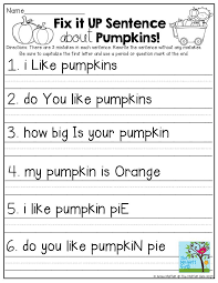 October Fun Filled Learning Resources Second Grade Writing 1st Grade Writing First Grade Writing