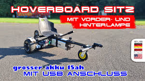 Sie können gehen und kommen leicht in alle richtungen, mit seinem lenkrad, 360 grad drehbar. Hoverkart Hoverboard Sitz Mit Lenkrad Unboxing Und Test Youtube