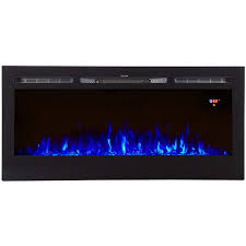 Read honest and unbiased product reviews from our users. Essex 40 Inch Built In Ventless Recessed Wall Mounted Electric Fireplace Pebble Crystal Log