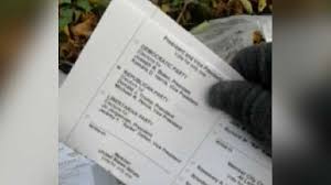 Fact Check Viral Video Shows Burning Of Sample Ballots Not Votes For President Trump
