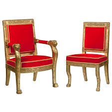 A Set Of Five Chairs In The Manner Of Georges Jacob At 1stdibs Furniture Contemporary Fabric Chair