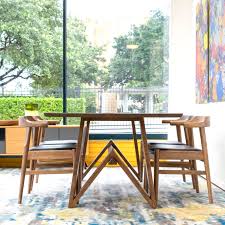 George Oliver Derr Dining Set 4 Zola Leather Wayfair