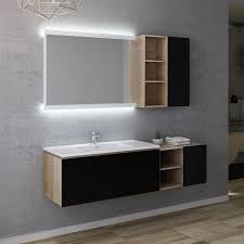 Dans l'univers du meuble salle de bain, le meuble vasque fait partie des incontournables pour aménager son intérieur. Meuble De Salle De Bain Simple Vasque Alassio 1000sv N