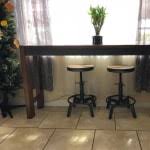 • contemporary, industrial design • table top in distressed light rum finish • constructed with acacia. Signature Design By Ashley Torjin 72 In Long Counter Height Console Table Hayneedle