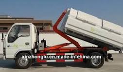 Isuz 4 Ton Hook Arm Garbage Truck Hook Loader Truck Garbage ...