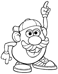 Potato head coloring page from mr. Mr Potato Head Coloring Pages Best Coloring Pages For Kids