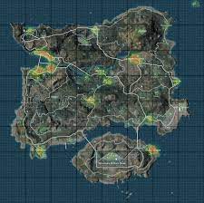 Karta Erangel Pubg Mobile Sekretnye Mesta Luta I Opisanie Gorodov