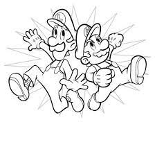 You can use the traditional game colors for the characters, or encourage them to color their mario coloring pages iin new ways. Mario And Luigi Coloring Pages Bestappsforkids Com