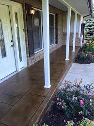 It can also have an impact on your family's health if it is not treated and left for a long time to deteriorate. We Took This Concrete Porch With Peeling Paint And Turned It Into A Spectacular Ashlar Slate Epoxy Floor In Oakland Maryla Concrete Porch Epoxy Floor Concrete