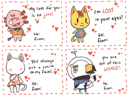 Animal crossing valentine's day cards. Animal Crossing Valentines Valentine S Day E Cards Know Your Meme