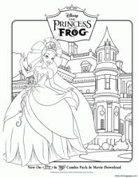Coloriage De La Princesse Et La Grenouille Pour Enfants Coloriage La Princesse Et La Grenouille Coloriages Pour Enfants