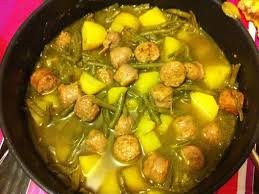 Saucisse De Toulouse Aux Haricots Verts Recette Recettes De Cuisine Haricots Verts Recette De Plat