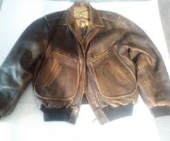 Mens Vintage Charles Chevignon Leather Bomber Jacket Brown Large Vintage Men Leather Bomber Jacket Jackets