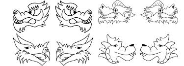 You will need our printable chinese dragon puppet template (also available in this printable character puppets bundle) printer; Chinese Dragon Puppet