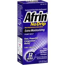 While it can be uncomfortable, there are items that can help alleviate your pain. Afrin No Drip Extra Moisturizing Nasal Spray 15ml Bottle