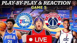 The 76ers vs wizards live stream begins today at 7 p.m. Philadelphia Sixers Vs Washington Wizards Game 5 Live Play By Play Reaction Youtube