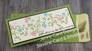 The best mother's day tutorials include techniques such as paper cutting, quilling and printing. Jenny Card Designs Slimline Cards Inspiration Plus Links To Freebies To Create Your Own Design Template Book Card Design Card Envelopes Card Patterns