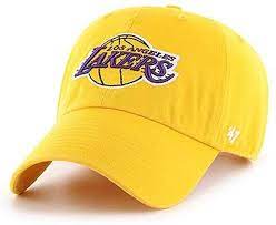 Amazon Com 47 Nba Los Angeles Lakers Clean Up Adjustable Hat Yellow One Size Clothing In 2021 Adjustable Hat Lakers Cap Lakers Hat