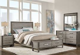 Queen Bedroom Sets Rooms To Go Abbott Gray 7 Pc Queen Panel Bedroom With Storage 3376823p Conjuntos De Dormitorio Disenos De Dormitorios Dormitorio De Matrimonio