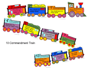 10 Commanment Craft Sunday School Activities Bible Crafts Preschool Train Crafts