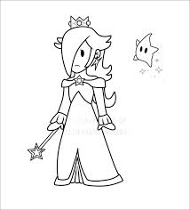 Rosalina and baby rosalina by jadedragonne. Princess Rosalina Coloring Pages Coloring And Drawing