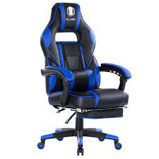 killabee massage gaming chair 9015 blue bureaustoel stoelen game stoel