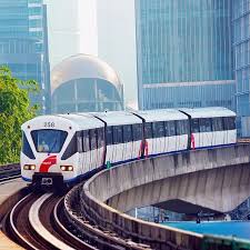 Rapidkl Lrt 4 Car Train Lrt Rapidkl Kelanajaya Line Train Transit Kualalumpur Klsentral Malaysia Kuala Lumpur Malaysia Travel