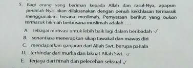 Definisi dari tawakal adalah sikap berserah diri kepada allah swt setelah melakukan usaha dan ikhtiar secara maksimal, kemudian seseorang yang memiliki sikap tawakal akan senantiasa bersyukur kepada allah swt apabila mendapatkan kesuksesan atau keberhasilan dari hasil ikhtiar atau usahanya. Tolong Jawab Dong Bagi Yang Bisa Aja Brainly Co Id