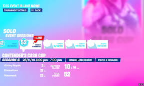 This tournament occurs across one round, so make it count! Be Your Fortnite Competitive Coach For A Very Cheap Price By Saltyshak