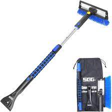 When you are looking for a snow brush and ice scraper, you cannot just purchase the first one you see. Amazon Com Seg Direct 39 Extendable Snow Brush With Squeegee Ice Scraper Telescoping Foam Grip For Car Truck Suv Mpv Light Weight Anti Freeze Extreme Durability Black And Blue Automotive