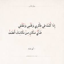 شعر أبو تمام إذا كنت في فكري وقلبي ومقلتي عالم الأدب arabic quotes quotes arabic calligraphy