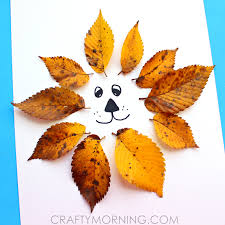 Easy Leaf Lion Kids Craft Crafty Morning Leaf Crafts Fall Crafts For Kids Animal Crafts For Kids